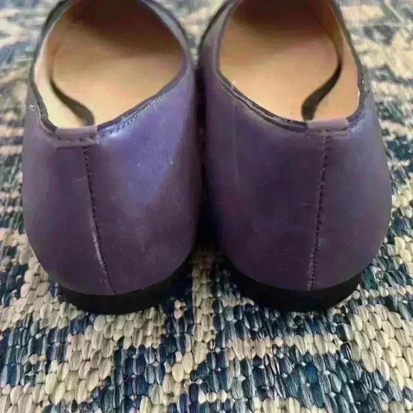 Adrienne Vittadini Blue buckle detail flat shoe Bernadine size 6 - Picture 6 of 14